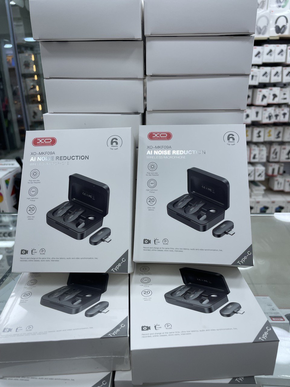 XO MKF9 Type-C/ Lightning Wireless Microphone AI noise cancelation