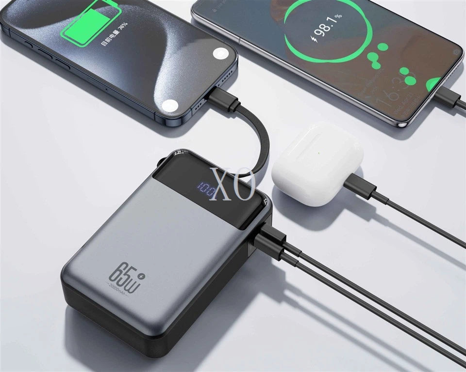 XO PR267 Power Bank With 65W TYPE-C Cable